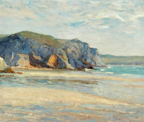 La spiaggia a Morgat, Finistère, 1899